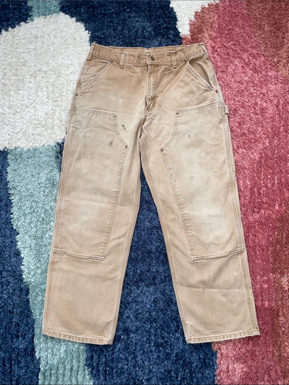 Distressed Carhartt Double Knee Pants
